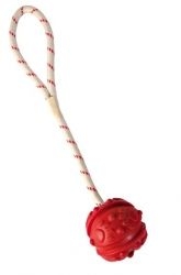 Trixie Naturgummiball am Band, schwimmend - 4,5 cm