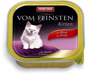 V.F.Kitten mit Rind    100 g S